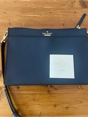 Kate Spade Navy Saffiano Leather Crossbody - New!